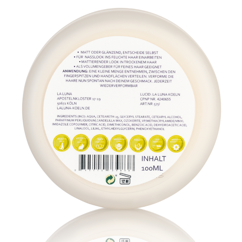 LA LUNA Kinder Haarwachs matt 100ml