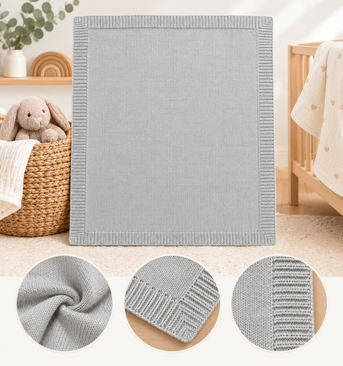 Babydecke in Baumwolle