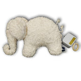 LA LUNA Baby Geschenkset LEO 4tlg. - Elefant + Spieluhr + Köfferchen + Glückwunschkarte