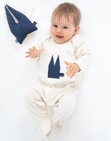 Baby Strampler mit DOM Applikation - Handmade Cologne