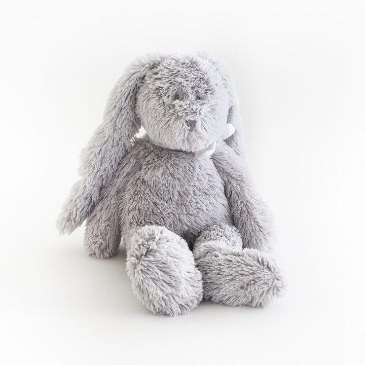 LA LUNA Baby Geschenkset im Koffer - Hase + Spucktuch + Koffer + Glückwunschkarte