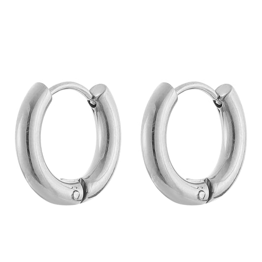 Besondere Schmuckstuecke - Kleine Creole Silber